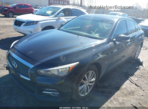 JN1CV7AR6HM680949 2017 INFINITI Q50 Black Передня ліва чверть