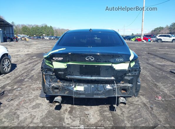 JN1CV7AR6HM680949 2017 INFINITI Q50 Black Вид спереду