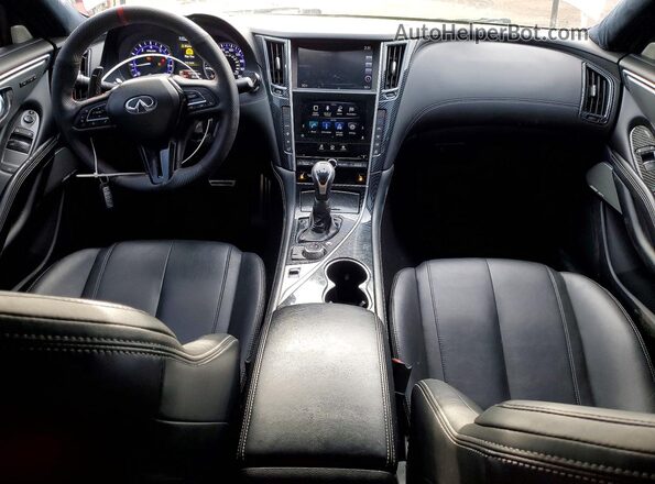 JN1CV7EL8HM320491 2017 INFINITI Q60 Белый Вид панели приборов