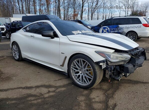 JN1CV7EL8HM320491 2017 INFINITI Q60 Белый Передняя правая четверть