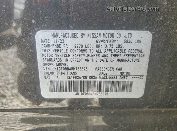 JN1DF0BB4RM733675 2024 NISSAN ARIYA Black Սալոնի 360 աստիճան տեսք