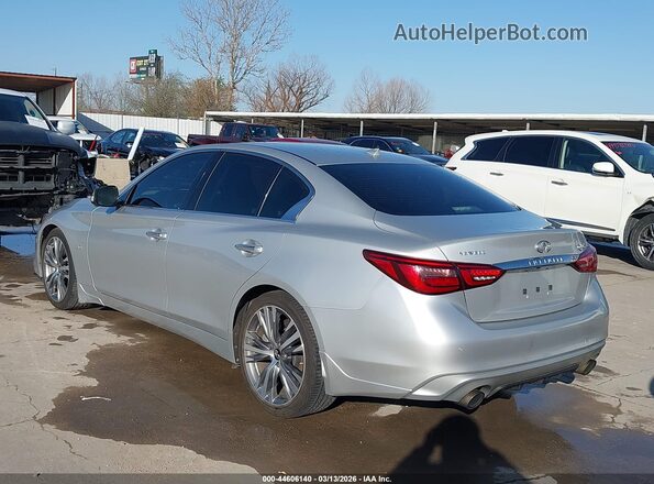 JN1EV7AP0LM204311 2020 INFINITI Q50 Silver Trasero izquierdo