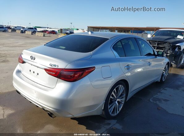 JN1EV7AP0LM204311 2020 INFINITI Q50 Silver Trasero derecho