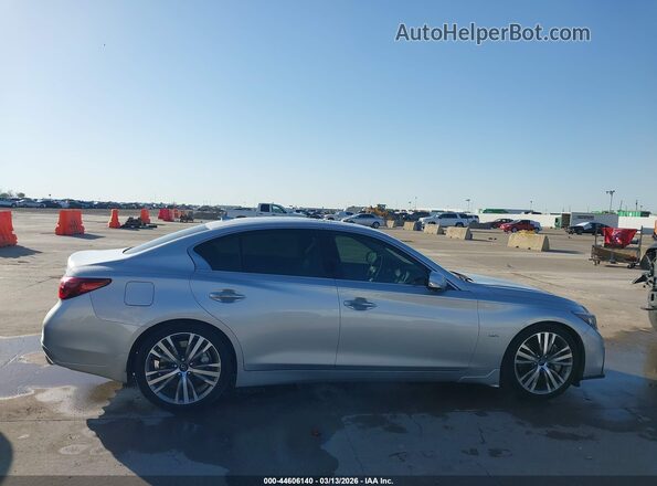 JN1EV7AP0LM204311 2020 INFINITI Q50 Silver Vista interior trasera