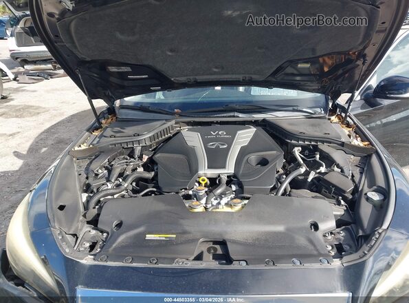 JN1EV7AP1HM732477 2017 INFINITI Q50 Black Rear view