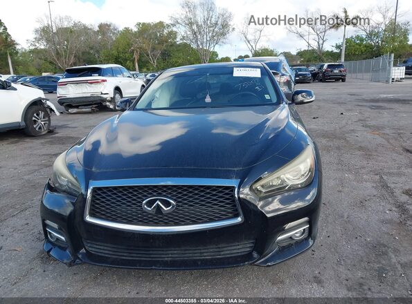 JN1EV7AP1HM732477 2017 INFINITI Q50 Black Rear interior view