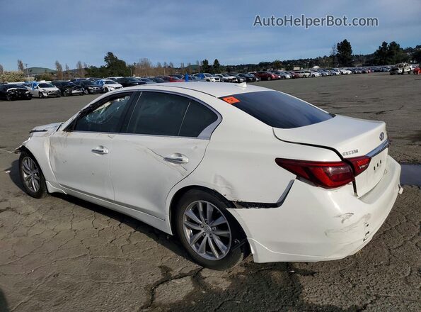 JN1EV7AP1MM701756 2021 INFINITI Q50 Белый Задняя левая четверть
