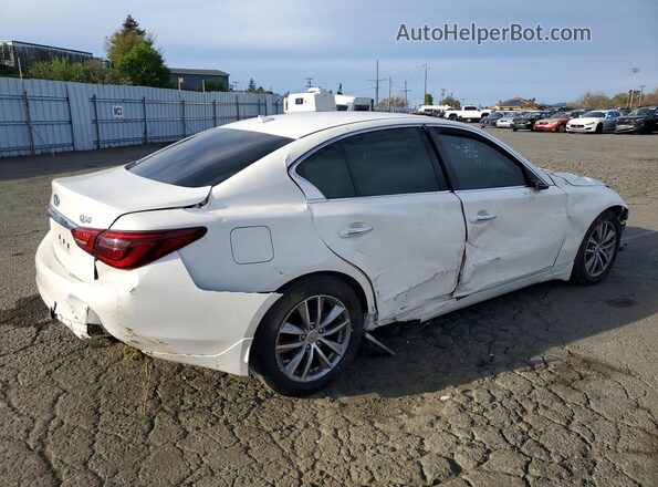 JN1EV7AP1MM701756 2021 INFINITI Q50 Белый Задняя правая четверть