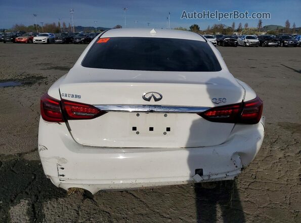 JN1EV7AP1MM701756 2021 INFINITI Q50 Белый Вид сзади