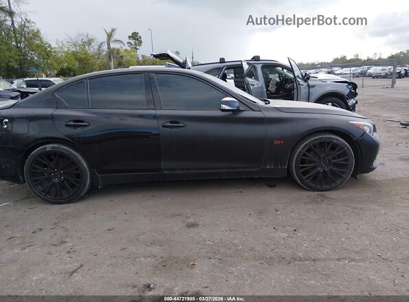 JN1EV7AP2HM736831 2017 INFINITI Q50 Черный Вид задней части салона