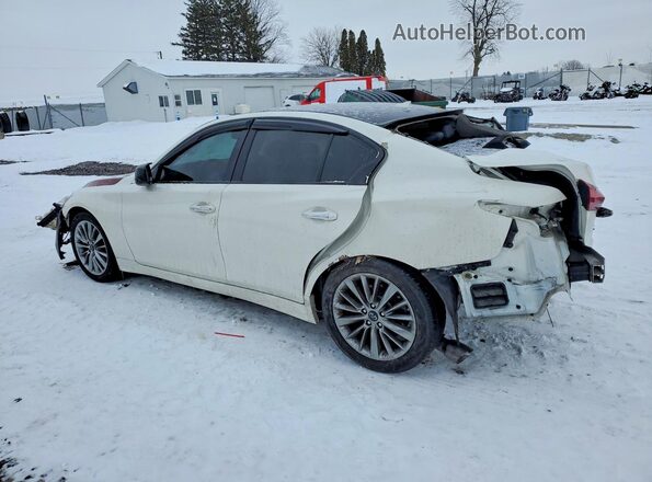 JN1EV7AP3KM510322 2019 INFINITI Q50 White 