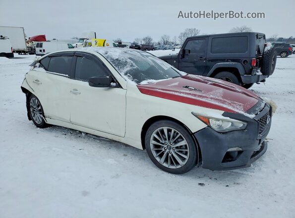 JN1EV7AP3KM510322 2019 INFINITI Q50 White 