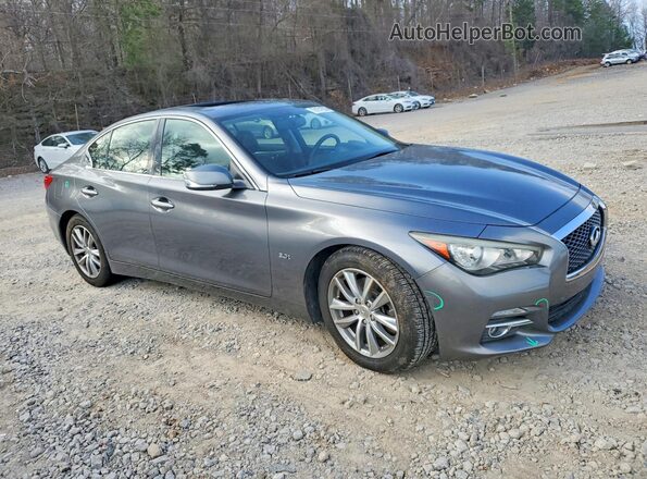 JN1EV7AP5HM733809 2017 INFINITI Q50 Gray Przód prawy