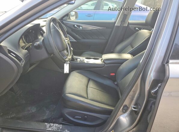 JN1EV7AP5HM733809 2017 INFINITI Q50 Gray Widok wnętrza z przodu