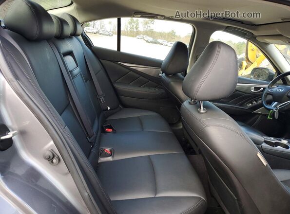 JN1EV7AP5HM733809 2017 INFINITI Q50 Gray Widok tylnych siedzeń