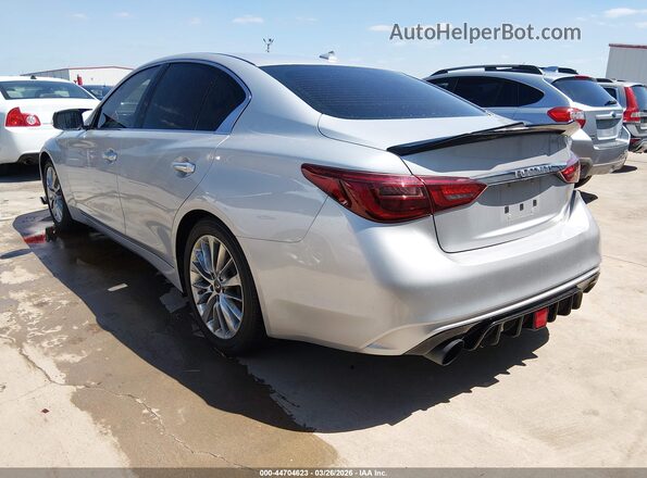 JN1EV7AP6KM517975 2019 INFINITI Q50 Silver Задня ліва чверть