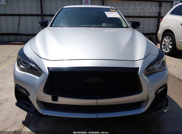 JN1EV7AP6KM517975 2019 INFINITI Q50 Silver Вид спереду