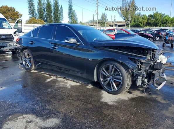 JN1EV7AP7HM731835 2017 INFINITI Q50 Black Передня права чверть