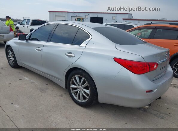 JN1EV7AP8HM740253 2017 INFINITI Q50 Silver Tył lewy