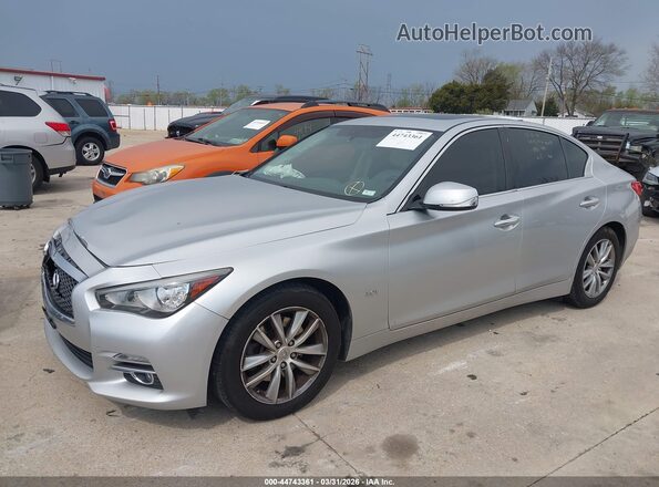 JN1EV7AP8HM740253 2017 INFINITI Q50 Silver Przód lewy