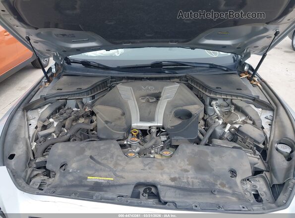 JN1EV7AP8HM740253 2017 INFINITI Q50 Silver Widok z tyłu