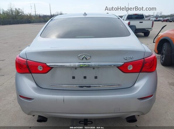 JN1EV7AP8HM740253 2017 INFINITI Q50 Silver 