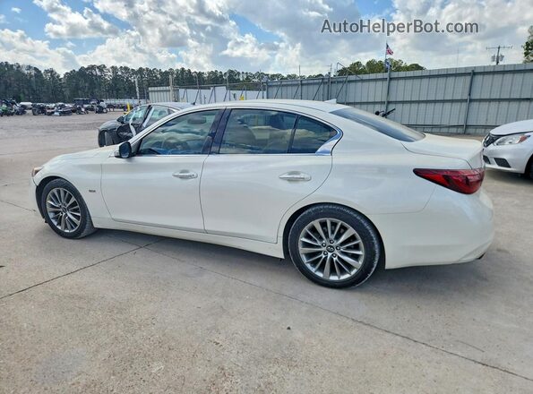 JN1EV7AP9KM510213 2019 INFINITI Q50 White Հետևի ձախ