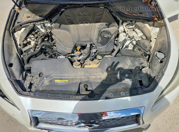 JN1EV7AP9KM510213 2019 INFINITI Q50 White Սալոնի հետևի տեսք