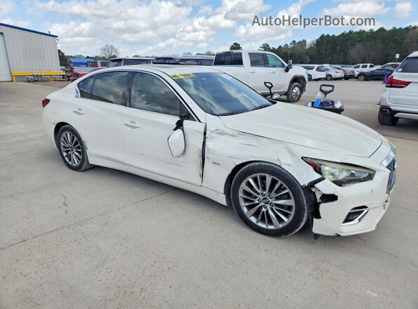 JN1EV7AP9KM510213 2019 INFINITI Q50 White Առջևի աջ