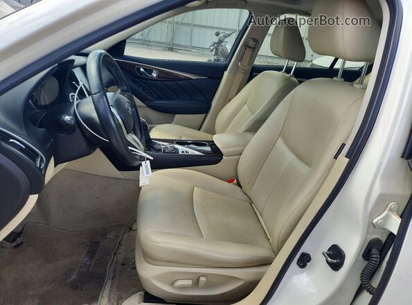 JN1EV7AP9KM510213 2019 INFINITI Q50 White Սալոնի դիմացի տեսք
