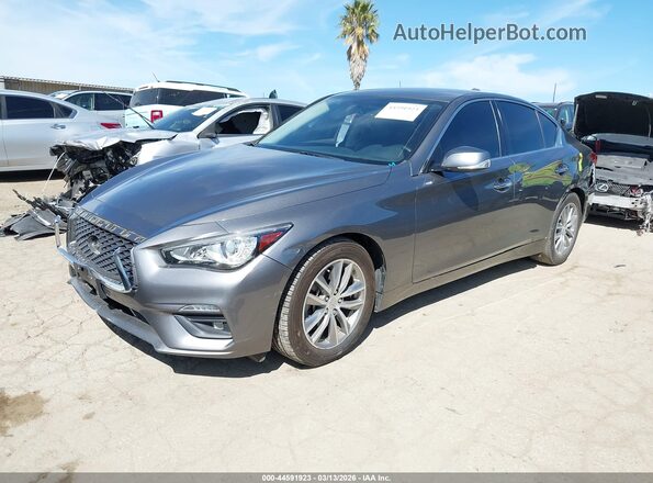 JN1EV7AP9MM703061 2021 INFINITI Q50 Gray Przód lewy