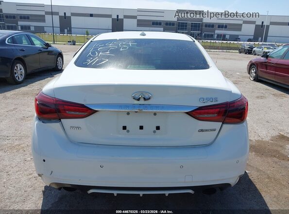 JN1EV7AR1KM592178 2019 INFINITI Q50 White 