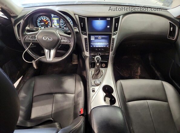 JN1EV7AR1LM254927 2020 INFINITI Q50 Silver Dashboard view