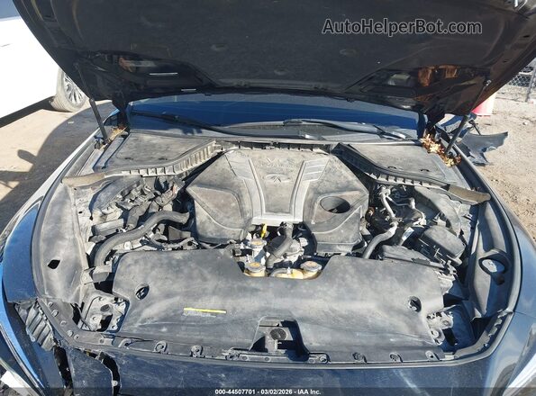 JN1EV7AR2JM432745 2018 INFINITI Q50 Black Հետևի տեսք