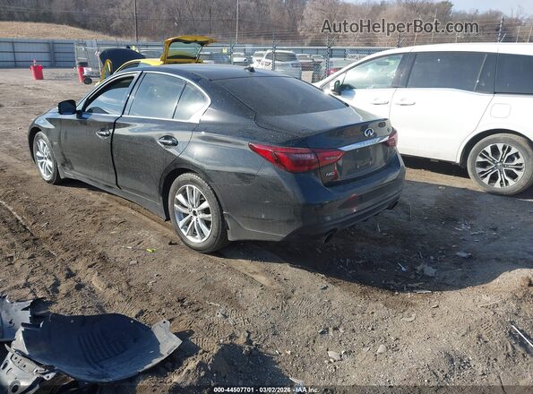 JN1EV7AR2JM432745 2018 INFINITI Q50 Black Հետևի ձախ