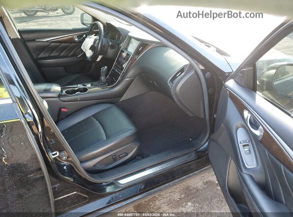 JN1EV7AR2JM432745 2018 INFINITI Q50 Black Սալոնի դիմացի տեսք