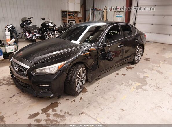 JN1EV7AR4HM834762 2017 INFINITI Q50 Black Vista tres cuartos delantera izquierda