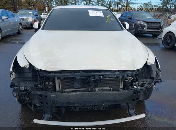 JN1EV7AR4HM837175 2017 INFINITI Q50 White Widok deski rozdzielczej
