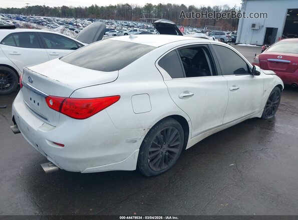 JN1EV7AR4HM837175 2017 INFINITI Q50 White Tył prawy