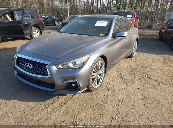 JN1EV7AR6JM441867 2018 INFINITI Q50 Gray Передня ліва чверть
