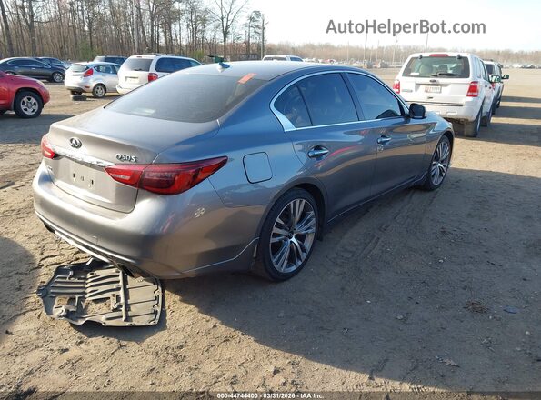 JN1EV7AR6JM441867 2018 INFINITI Q50 Gray Задня права чверть