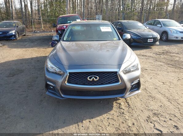 JN1EV7AR6JM441867 2018 INFINITI Q50 Gray Вид щитка приладів