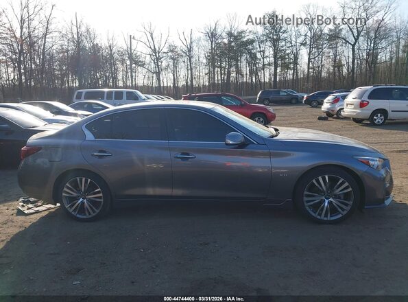 JN1EV7AR6JM441867 2018 INFINITI Q50 Gray Вид задньої частини салону
