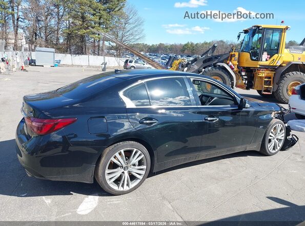 JN1EV7AR8KM558741 2019 INFINITI Q50 Black სალონის 360-გრადუსიანი ხედი
