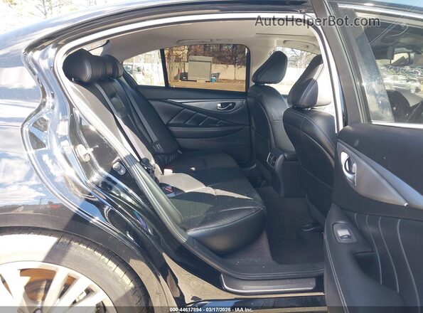 JN1EV7AR8KM558741 2019 INFINITI Q50 Black VIN კოდის სტიკერის ხედი