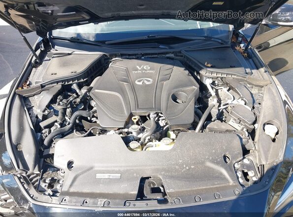 JN1EV7AR8KM558741 2019 INFINITI Q50 Black უკანა ხედი