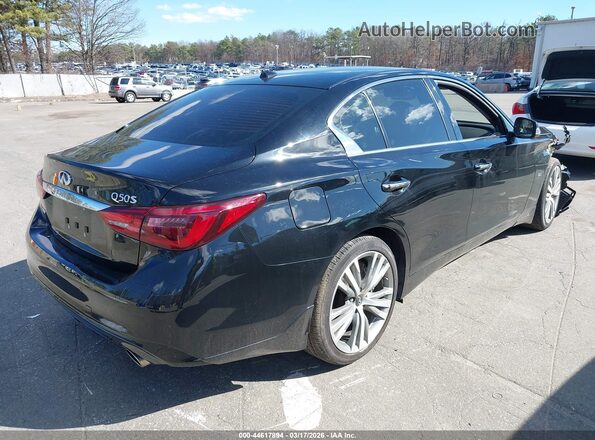 JN1EV7AR8KM558741 2019 INFINITI Q50 Black უკანა მარჯვენა