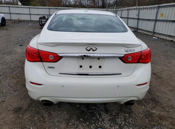 JN1EV7AR9HM835485 2017 INFINITI Q50 Белый Вид сзади