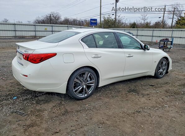 JN1EV7AR9HM835485 2017 INFINITI Q50 Белый Задняя правая четверть