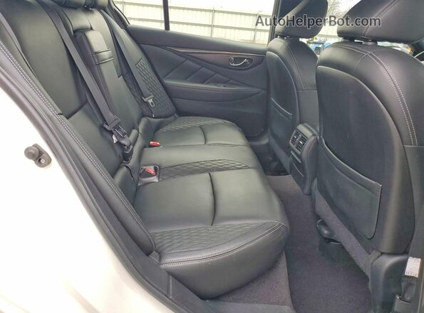 JN1EV7AR9HM835485 2017 INFINITI Q50 Белый Вид задних сидений